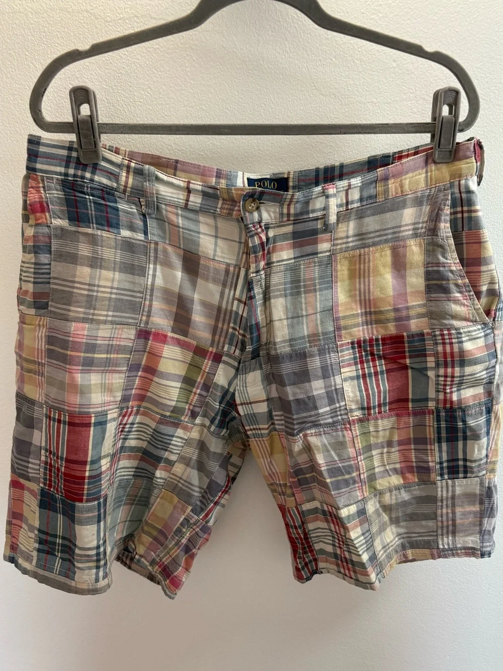 Polo Ralph Lauren Plaid Madras Shorts 36